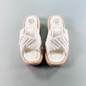 Vince Camuto White Espadrille Sandals